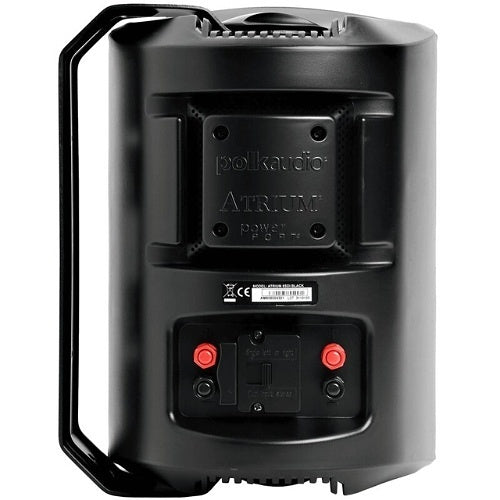 Polk AM8085 Atrium Series SDI High Performance All Weather Outdoor Loudspeaker with 6.5\\" Dual Voice Coil Driver, Dual 1\\" Tweeters and Power Port Bass Venting, Black