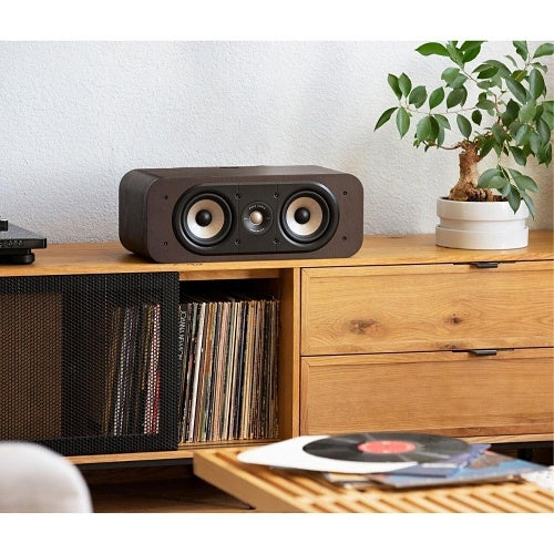 Polk 300365-14-00-005 Signature Elite ES30 Series High-Resolution Dedicated Center Channel Loudspeaker, Brown