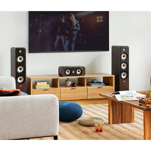 Polk 300365-14-00-005 Signature Elite ES30 Series High-Resolution Dedicated Center Channel Loudspeaker, Brown