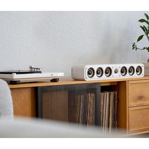 Polk 300366-03-00-005 Signature Elite Series ES35 High-Resolution Slim Center Channel Loudspeaker, White