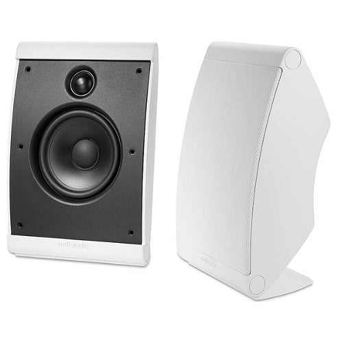 Polk AM3348 OWM Series Compact Multi-Application Speaker with 4-1/2\\" Dynamic Balance Polypropylene Cone Driver and 1\\" Silk Dome Tweeter, Pair, White