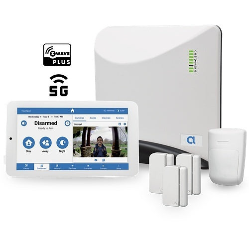 alula CF-PLATINUM-M Connect-FLX Multi-Carrier Hub Z-Wave Touchpad Kit with 3 RE622 and 1 RE611P