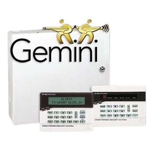 Napco 801SUPERSVRPK-3 Intrusion System Kit with (1) GEM-P801 Control Panel, (1) GEM-RP8 Keypad, Transformer, Wall Mount Siren and 12V 4AH Battery