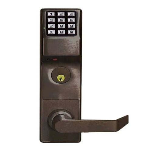 Napco DL3500CRL/10B Trilogy Mortise Keypad Lever Set with Audit Trail, Left Hand, Grade 1, Oil Rubbed Bronze Finish