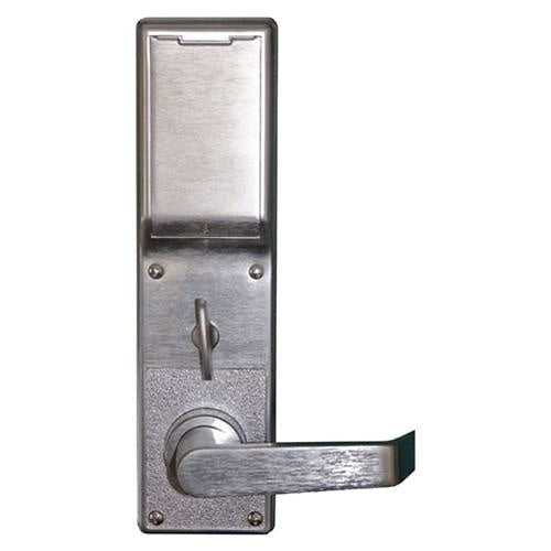 Napco PDL4500DBL/26D Alarm Lock Trilogy Series Digital Mortise Privacy Keyless Pin/Prox Lock, Straight Leverset, Satin Chrome Finish
