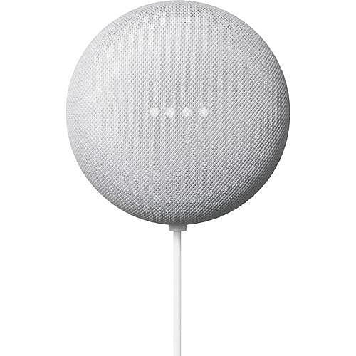 ADT GA00638-US Google Nest Mini (2019), Bluetooth 5.0, Chromecast Built-In, Chalk