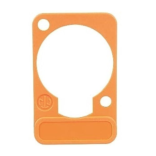 NEUTRIK DSS-ORANGE Lettering Plate for Shape Connectors, Orange