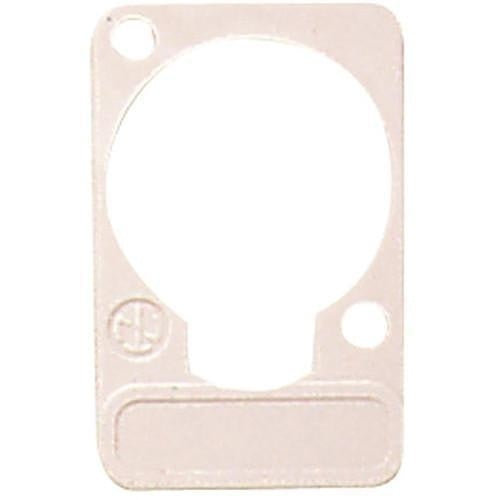 Neutrik DSS-WHITE D-Series XLR Lettering and ID Plate, White