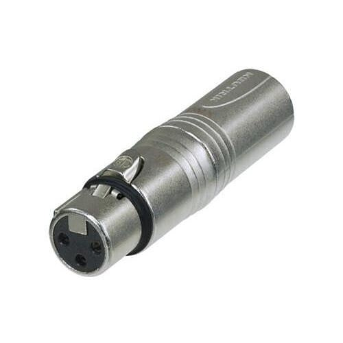 Neutrik NA3F5M 3-Pole XLR Female to 5-Pole XLR Male for Lighting (DMX) Applications