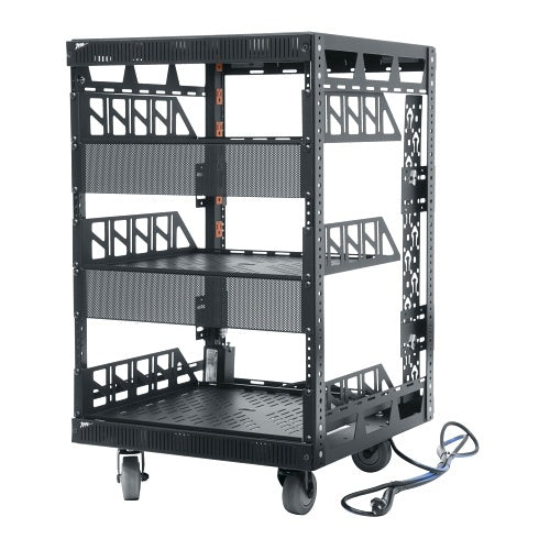 Middle Atlantic 5-14-CONFIG Slim Series Pre-Configured AV Rack Frame, 20" Deep, 14U