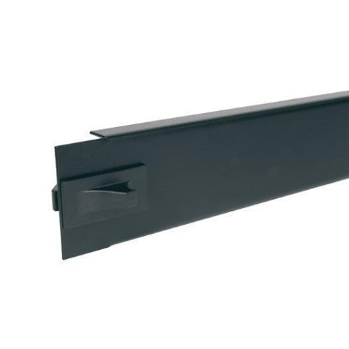 Middle Atlantic FWDEB1 Forward 1SP Flanged Blank PNL Flat, Black
