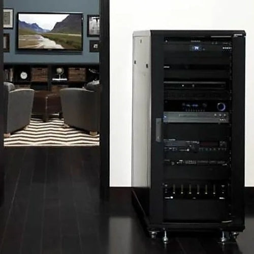 Sanus CFR2127-B1 Sanus CFR2127 27U AV Rack Audio Component Rack and Home Theater