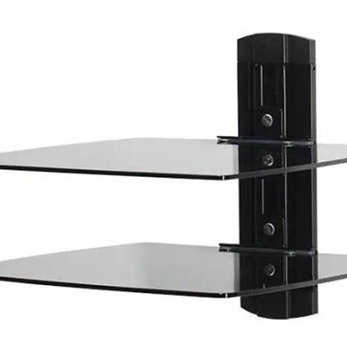 Sanus VF3012-B1 Dual Shelf for Under Wall Mounted TV