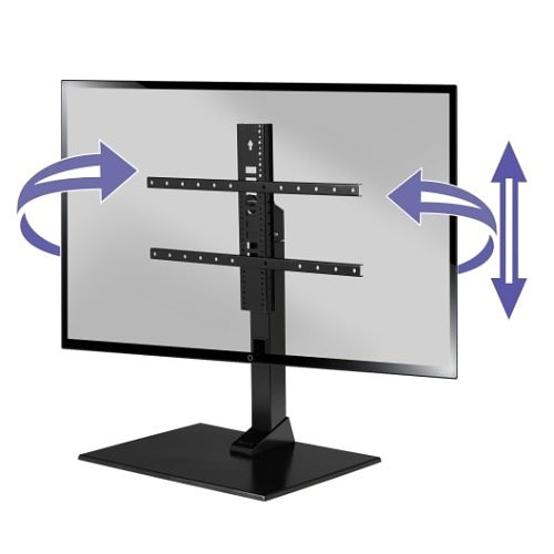 Sanus VSTV2-B3 Swivel TV Stand, for TVs 40-86\\", Black