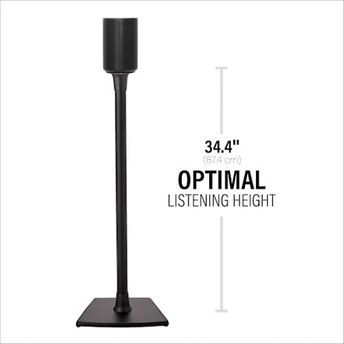 Sanus WSSE11-B2 Speaker Stand, for Sonos Era 100, Black