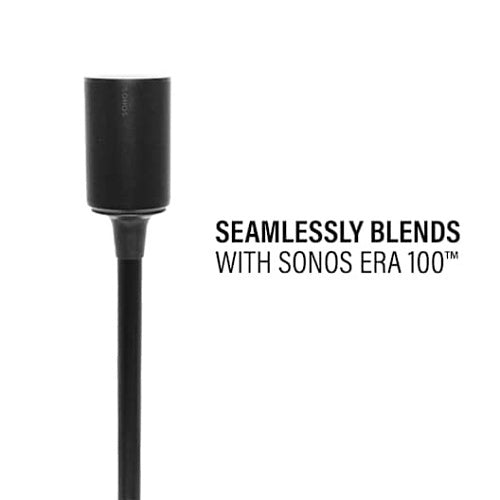 Sanus WSSE11-B2 Speaker Stand, for Sonos Era 100, Black