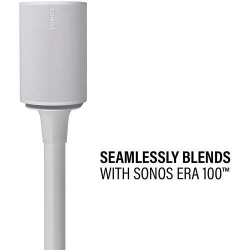 Sanus WSSE11-B2 Speaker Stand, for Sonos Era 100, White