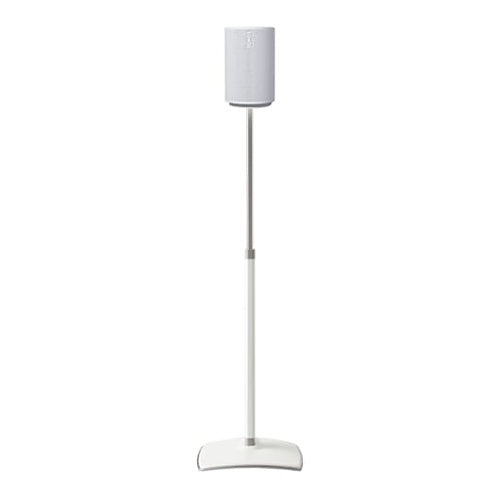 Sanus WSSE1A1-W2 Height-Adjustable Speaker Stand, for Sonos Era 100, White