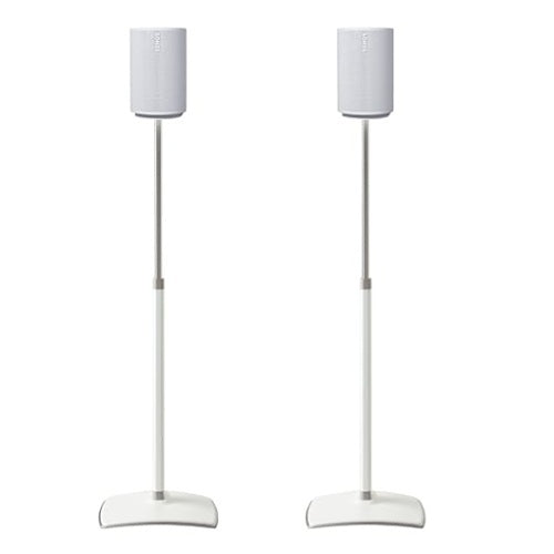 Sanus WSSE1A1-W2 Height-Adjustable Speaker Stand, for Sonos Era 100, White