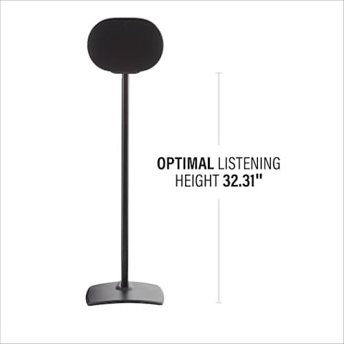 Sanus WSSE31-B2 Speaker Stand, for Sonos Era 300, Black