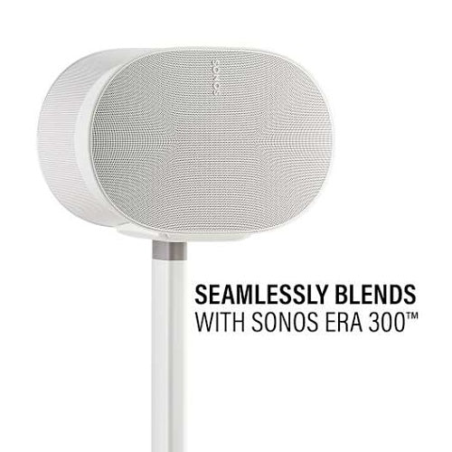 Sanus WSSE31-W2 Speaker Stand, for Sonos Era 300, White