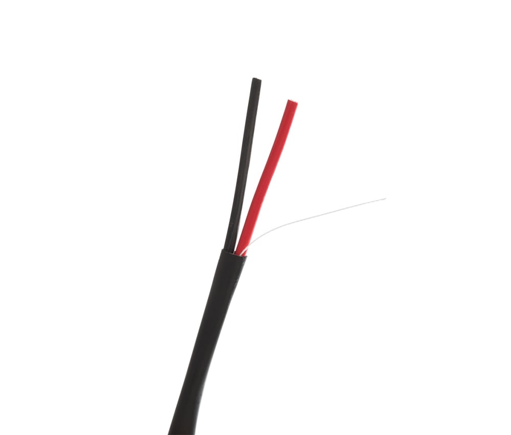 Wirepath™ 12 AWG 2-Conductor CMG Rated Speaker Wire - 500 ft Spool (Black)