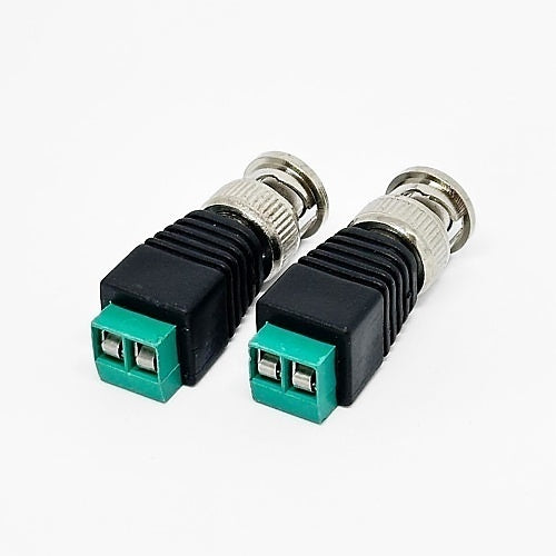 NVT Phybridge NV-BNCA-2P Coaxial Cable Connector, BNC Male to 2 Position Screw Terminal Adapter