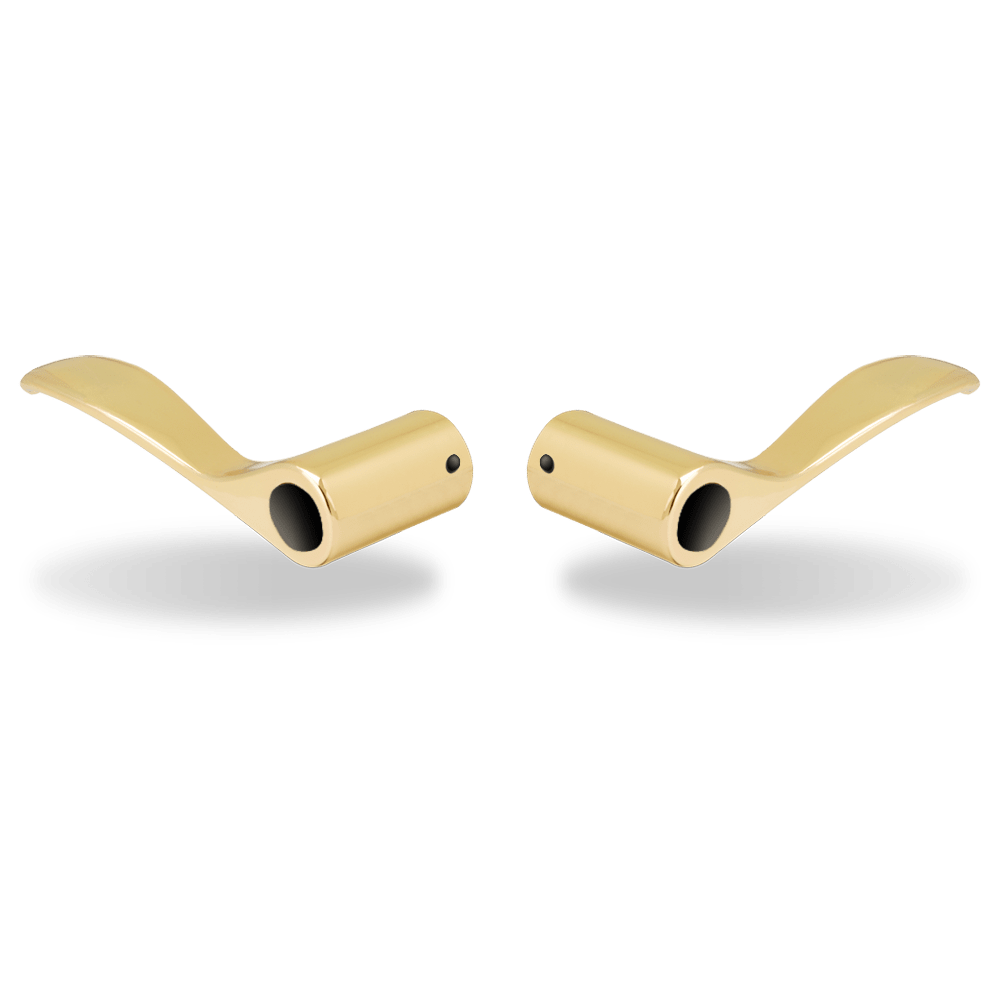 Non-US Yale® Norwood Lever Pair US3 (Polished Brass)