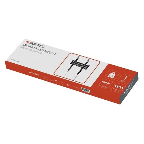 AVARRO NX-FM2460 Fixed Medium Mount for 24\\"-60\\" Displays, 120 lb