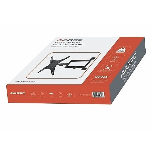 AVARRO NX-FMM3763 Full-Motion Medium Mount for 37\\"- 63\\" Displays up to 70 lb, UL, ULC