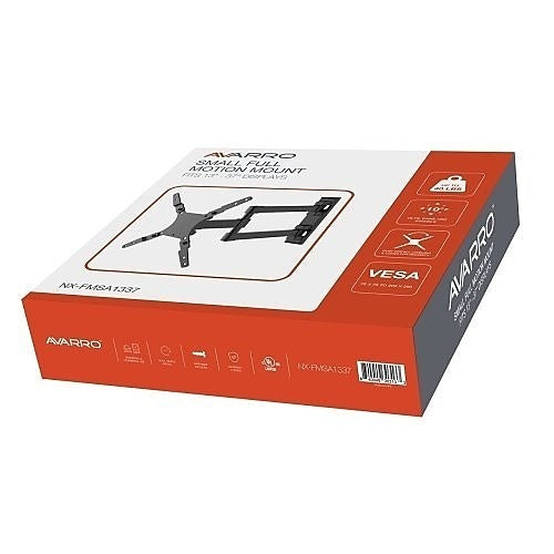 AVARRO NX-FMSA1337 Full Motion Small Mount 13\\"-37\\" Displays, 40 lb UL/ULC