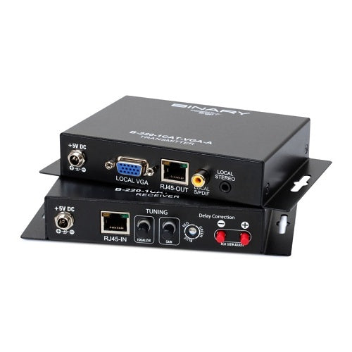 Binary B-220-1CAT-VGA-A 220 Series VGA over 1CAT Extender