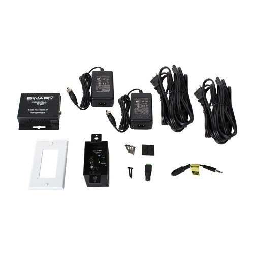 Binary B-320-1CAT-HDIR-W 320 Series 1080p Over 1CAT Extender with IR, In-Wall RX