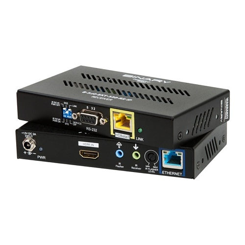 Binary B-540-EXT-330-RS-IP 540 Series 4K Ultra HD HDBaseT Long-Range Extender with IR, RS-232 and Ethernet