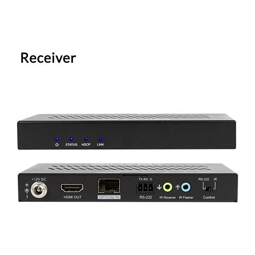 Binary B-760-EXT-444-300 760 Series 4K HDR Fiber Optic Extender with IR and RS-232
