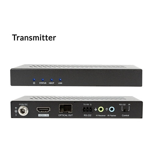 Binary B-760-EXT-444-300 760 Series 4K HDR Fiber Optic Extender with IR and RS-232