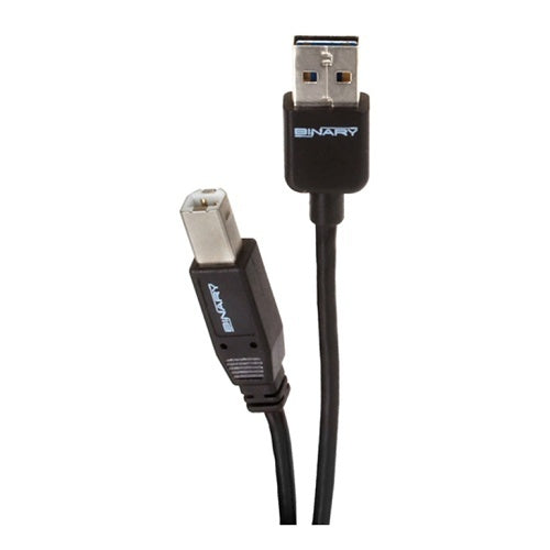 Binary B-USB2-AB-2M USB 2.0 Reversible A (Male) to B (Male) Cable, 2m (6.56')