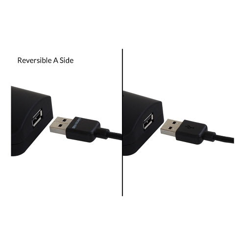 Binary B-USB2-AB-2M USB 2.0 Reversible A (Male) to B (Male) Cable, 2m (6.56\')