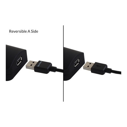 Binary B-USB2-AMICROB-4M USB 2.0 Reversible A Male to Micro B Male Cable, 13.12\' (4m)