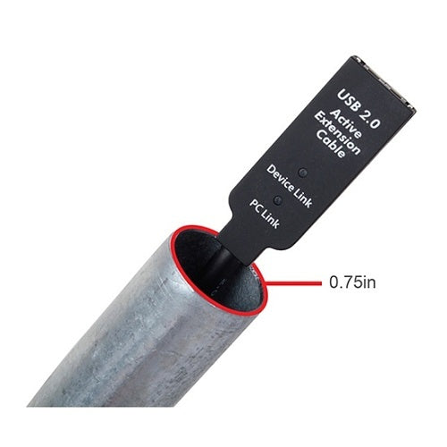 Binary B-USB2-EXTAAP-20 USB 2.0 A Male to A Female Extender Cable, 65.6\' (20m)