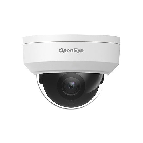 OpenEye OE-C1014D4-S 4MP Outdoor Mini IP Dome Camera, 2.8mm Fixed Lens, White