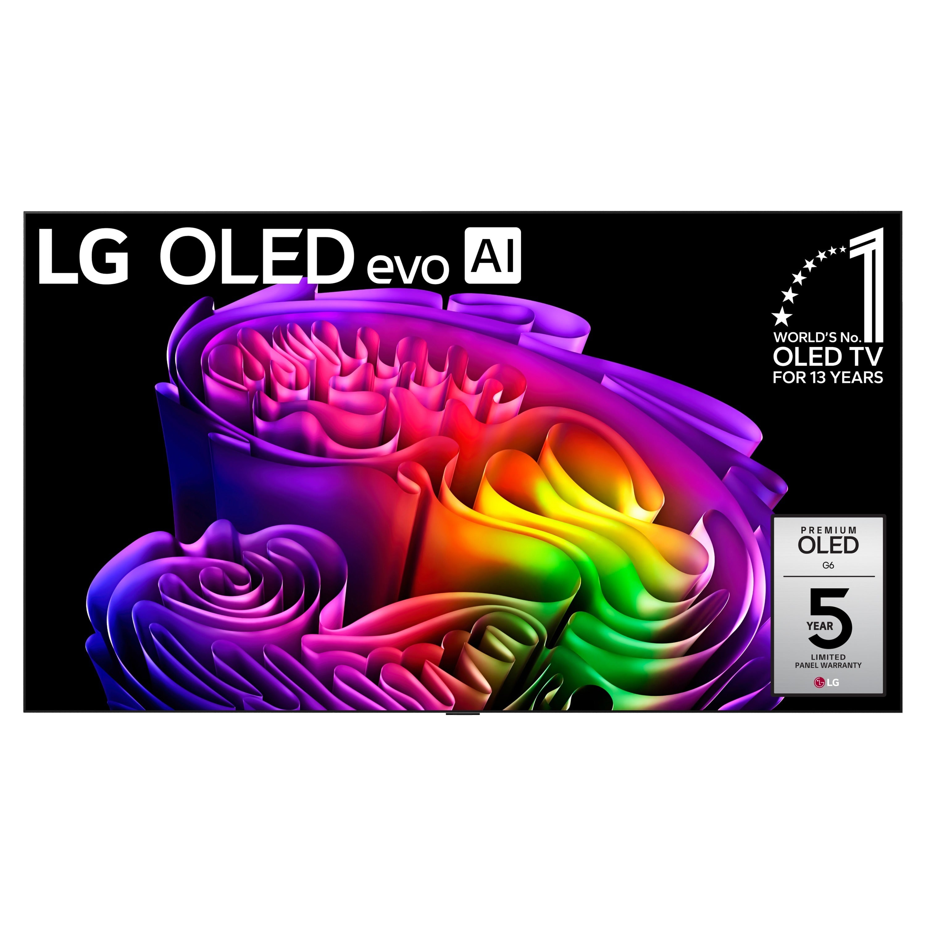 LG OLED 65 Inch EVO AI G6 4K Smart TV Table Top