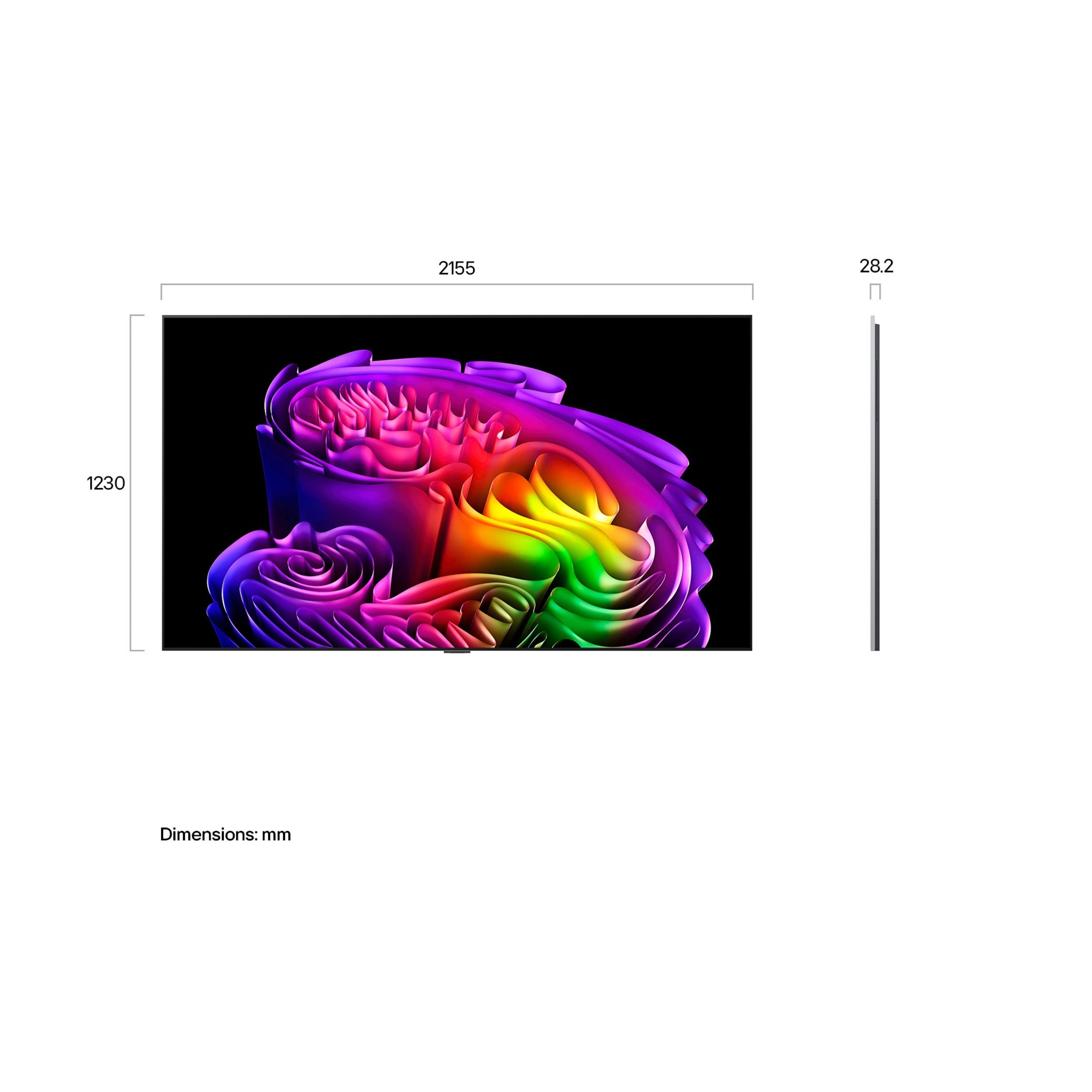 LG OLED 65 Inch EVO AI G6 4K Smart TV Table Top