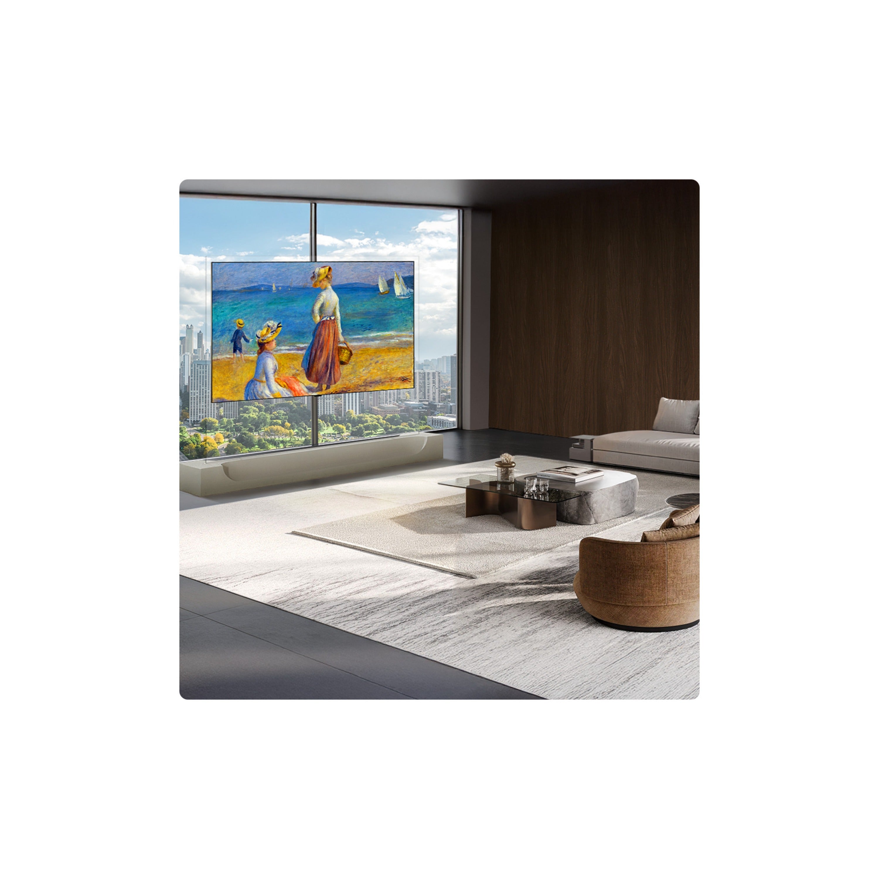 LG Wallpaper OLED EVO AI W6-4K Smart TV