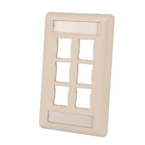 Ortronics 403HDJ16 HDJ Series Category 6 Keystone Jack, T568A/B, Fog White