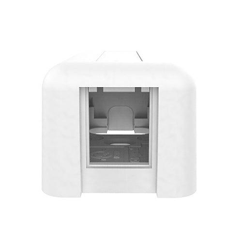 Ortronics 404HDJ1-88 Ortronics HDJ Plastic Surface Mount Box, Single Port, White