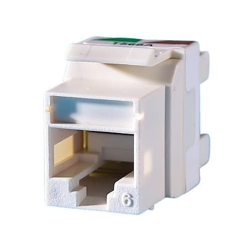 Ortronics KS6A-78 Keystone Jack, C6 Jack WM, Dark Gray