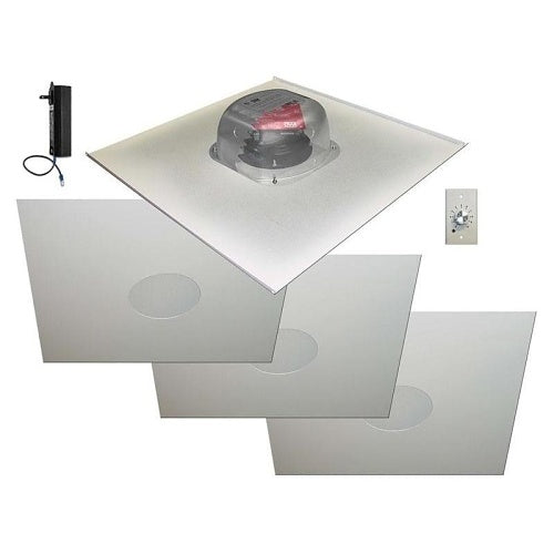 OWI 2X2VG-HDTR62 6.5\\" 2-Source Amplified Drop Ceiling Speakers on 2X2 Tile, 40W