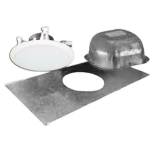 OWI IC5TBBC 5.25" Ohms 2-Way In-Ceiling Speaker with Tile Bridge and Backcan, 20W to 40W, White