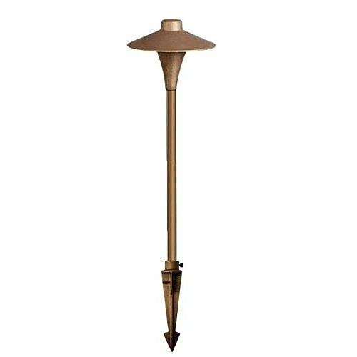 CAST CCH1CB Classic Series Small China Hat Area/Path Light, Glare Free Illumination, 3-Pack, Solid Bronze